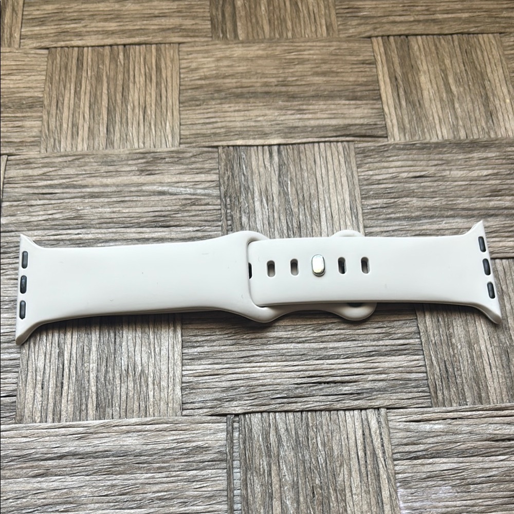 White Silicone Smartwatch Band